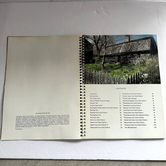 Countryknits Kids Carol Huber 1987 24 Patterns Sweaters American Folk Designs - Picture 4 of 13